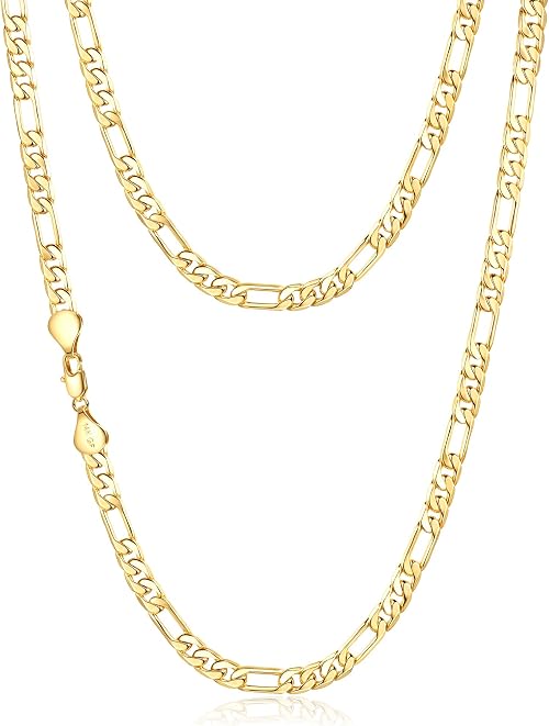 Layered Gold Chain Necklace Set