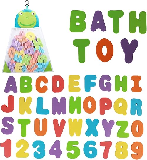 Kids Bath Foam Letters and Numbers