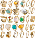 Crystal Stackable Ring Set