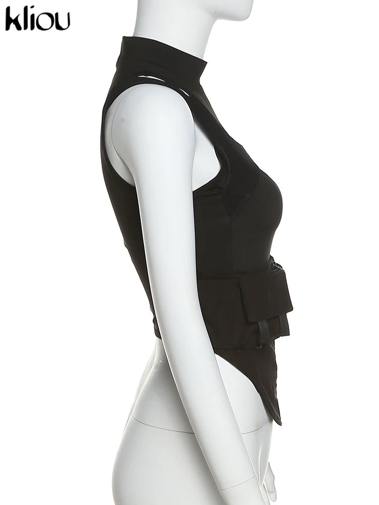 Y2K Mesh Biker Shorts Top