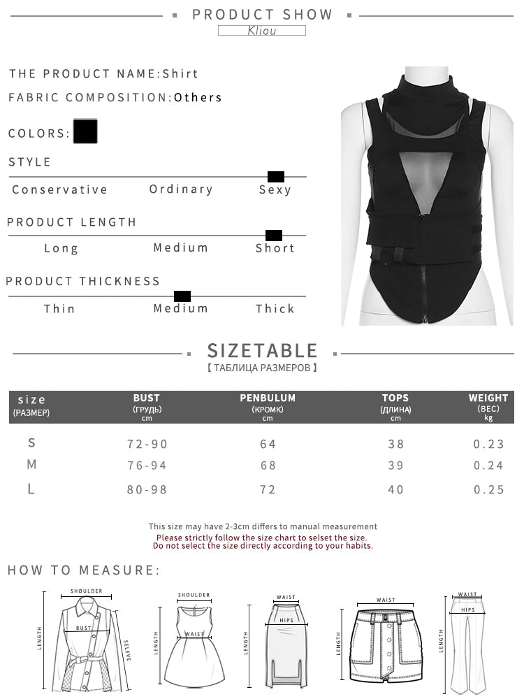 Y2K Mesh Biker Shorts Top