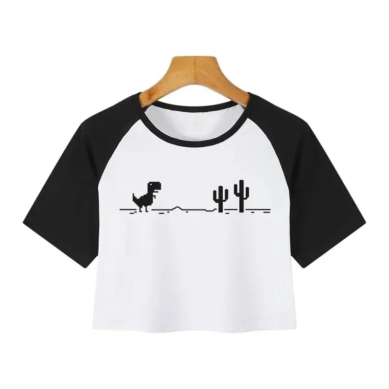 Y2K Graphic Crop Top