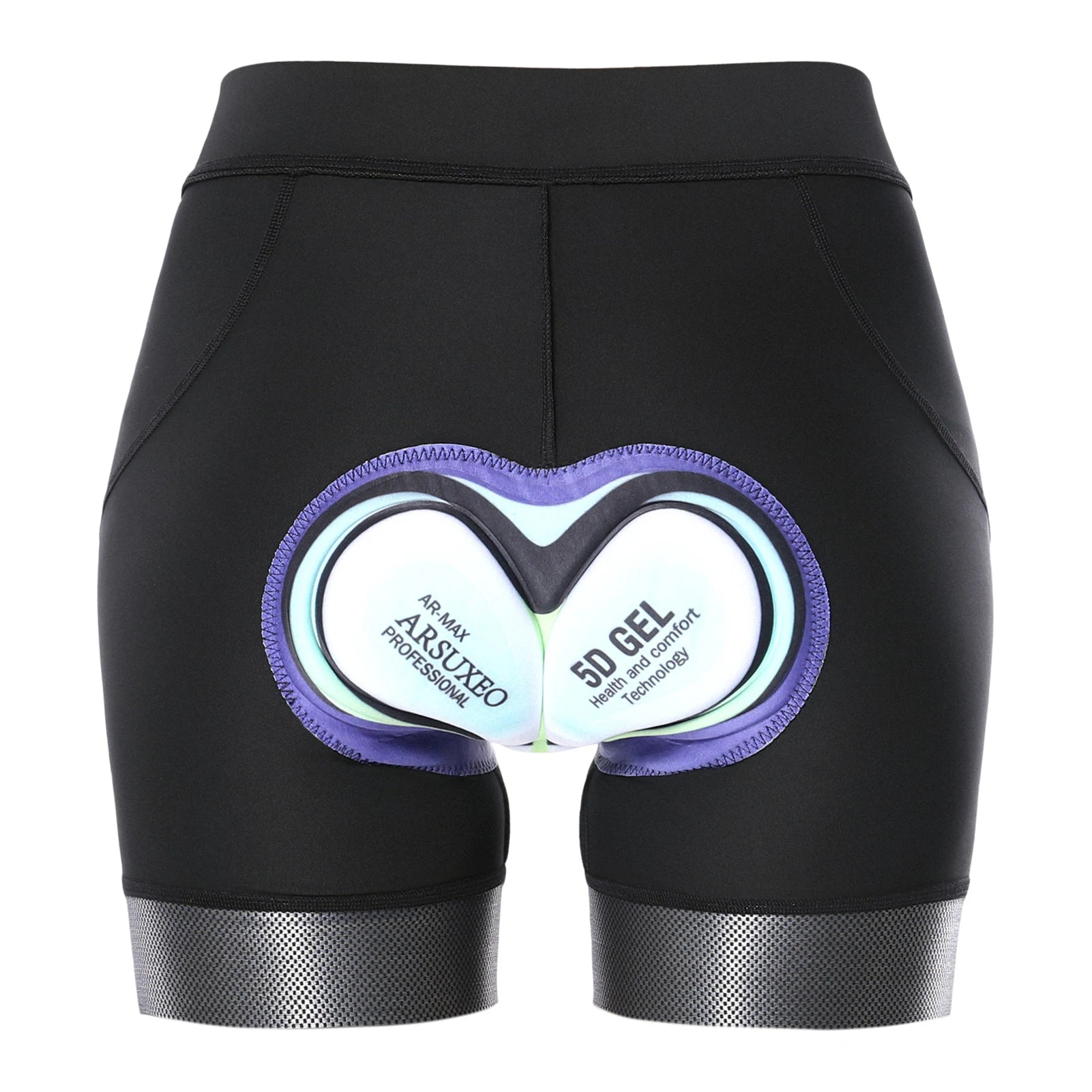 Women's High Waist Padded Bike Shorts