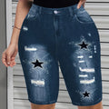 Y2K Star Print Biker Shorts