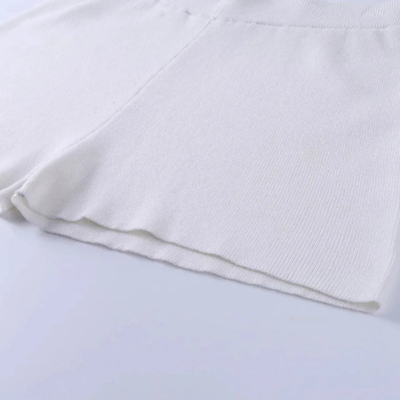 Women's High Waist Cotton Shorts