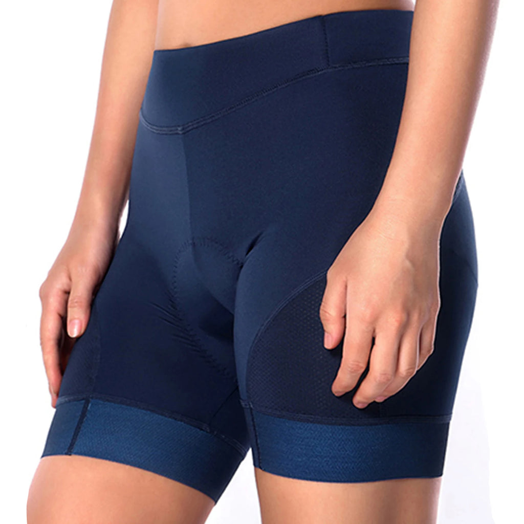 Women's High Waist Padded Bike Shorts