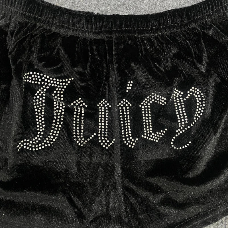 Women's Retro Y2K Wide Leg Shorts