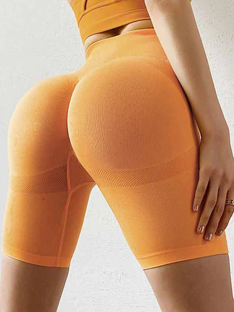 Women's High-Waist Gym Shorts