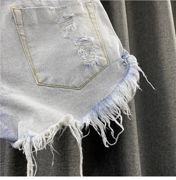 Korean Style Women's Denim Shorts