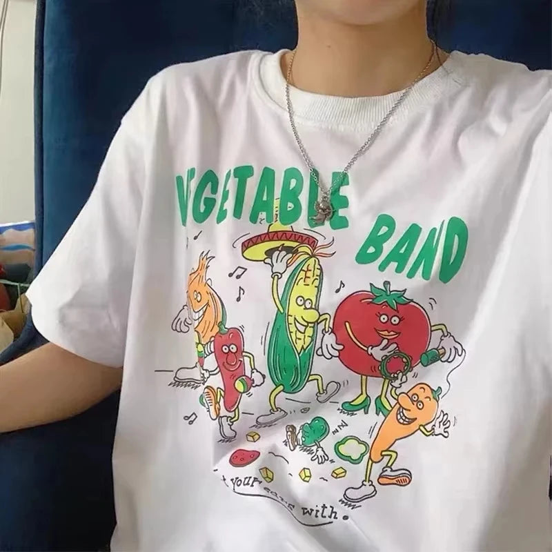 Vegetable Band Graphic T-Shirt