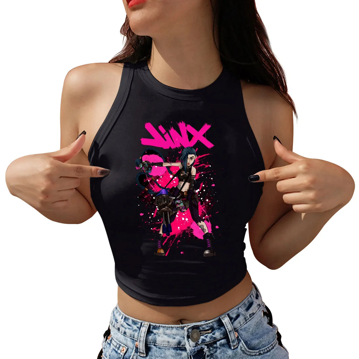 Arcane Graphic Crop Top