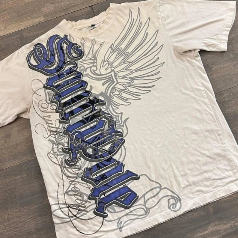 Vintage Hip Hop Graphic T-Shirt