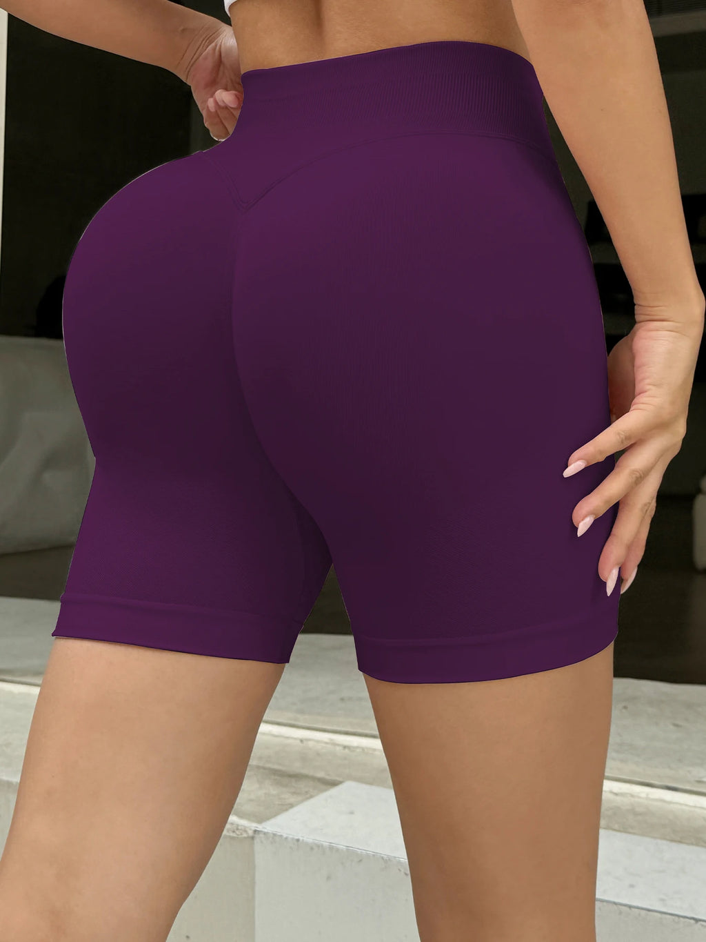 Women's Seamless Fitness Biker Shorts