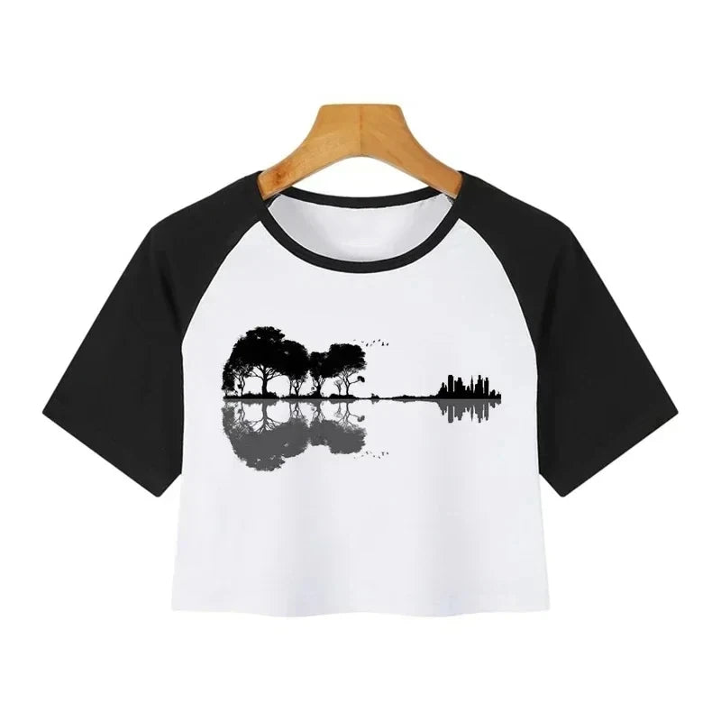 Y2K Graphic Crop Top