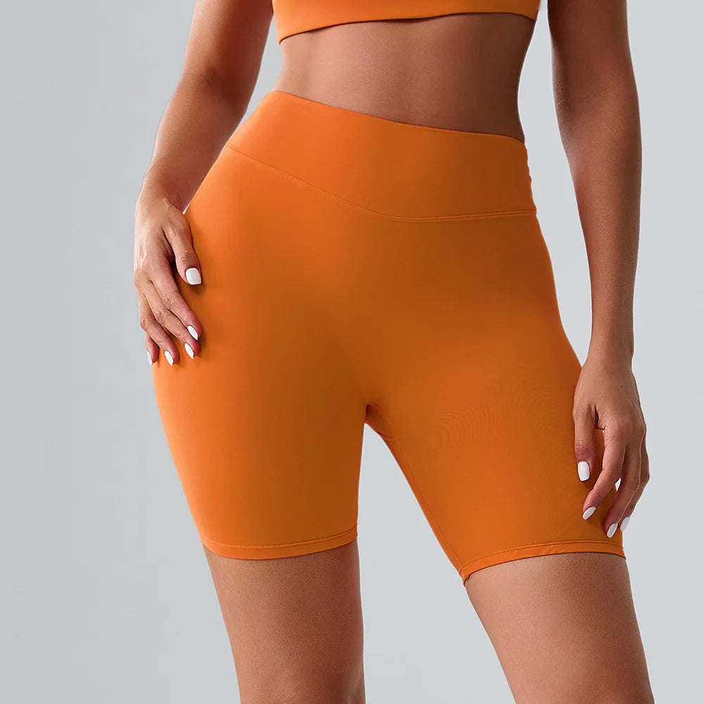 High Waist Yoga Cycling Shorts