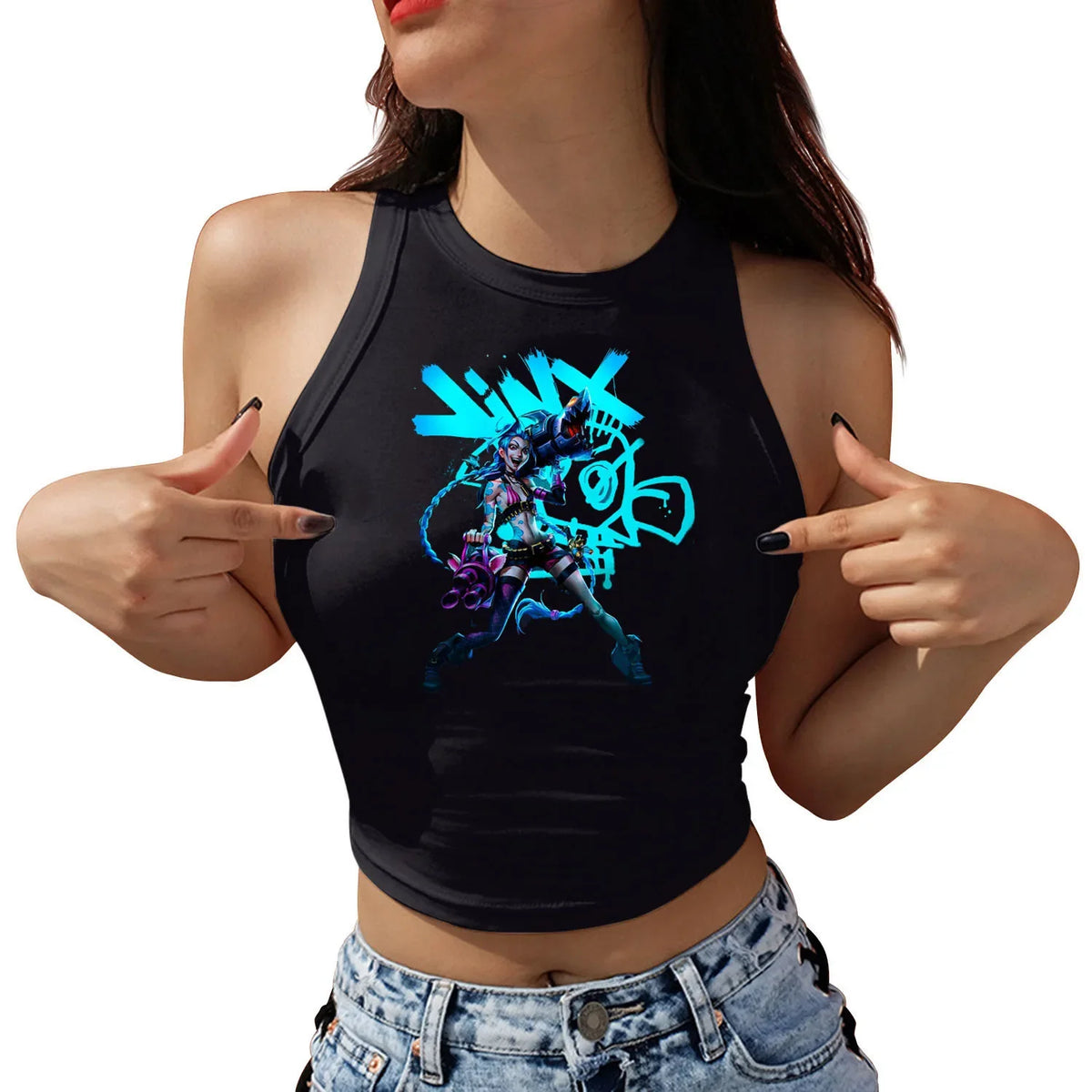 Arcane Graphic Crop Top