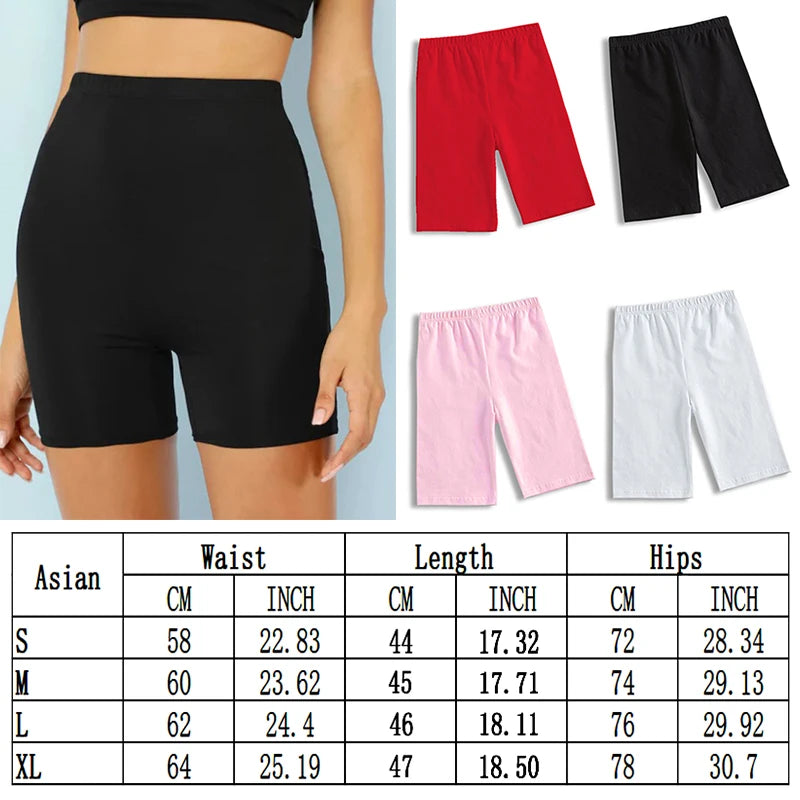 Women's High Waist Biker Shorts