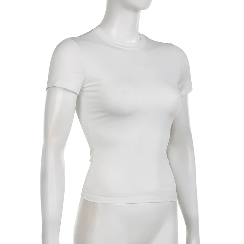 Women's Basic Solid Crop Top
