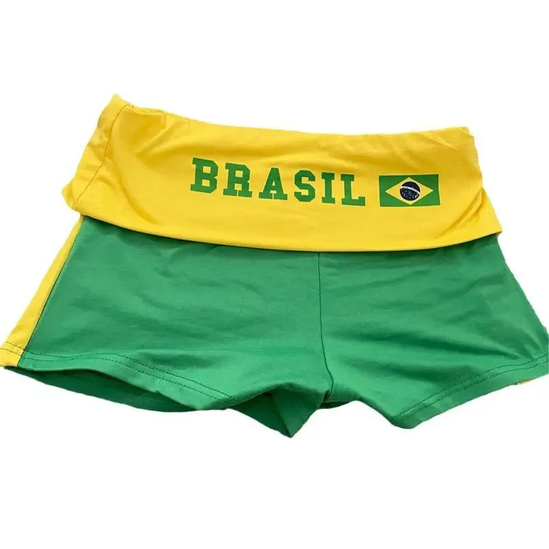 Women's Punk Embroidered Shorts