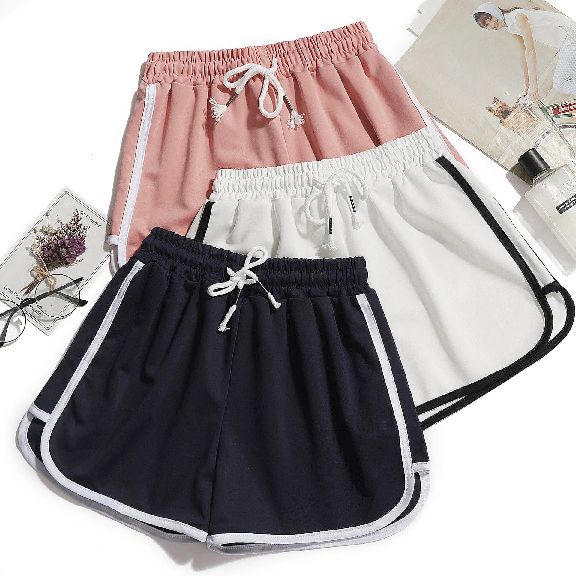 Women's Wide Leg Yoga Shorts