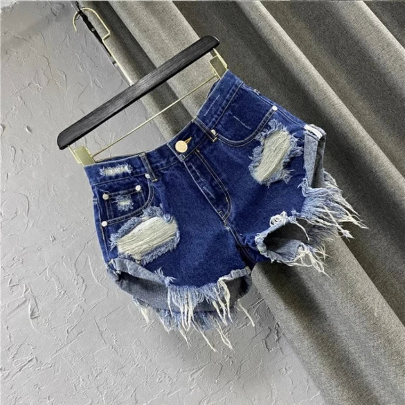 Korean Style Women's Denim Shorts