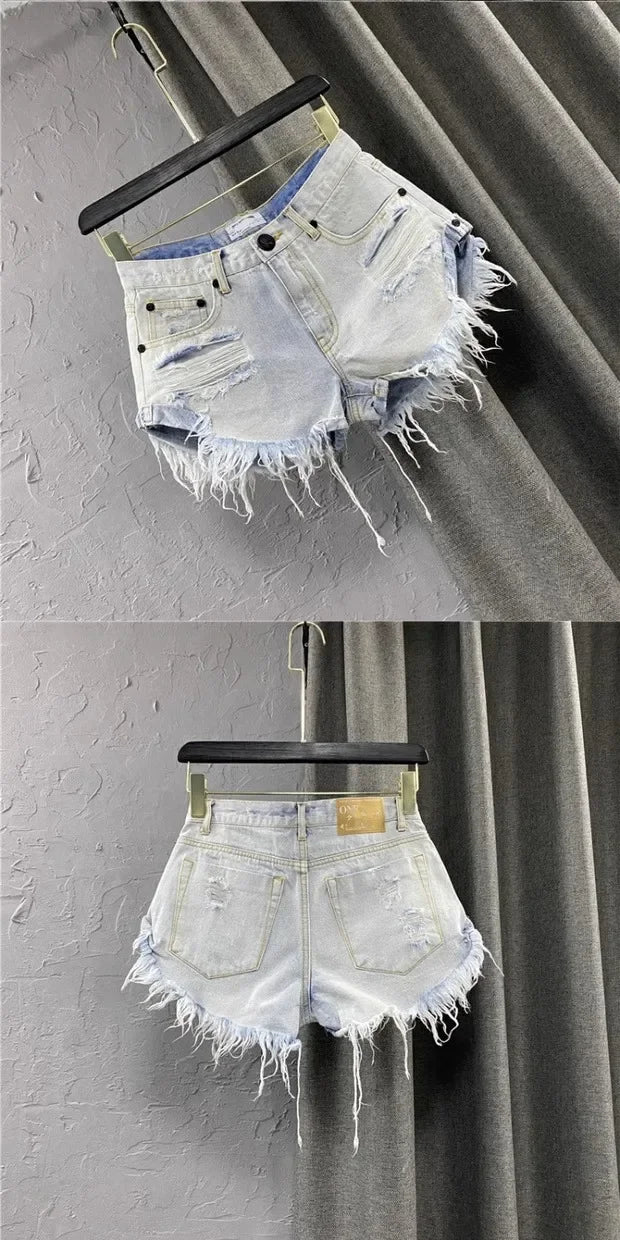 Korean Style Women's Denim Shorts