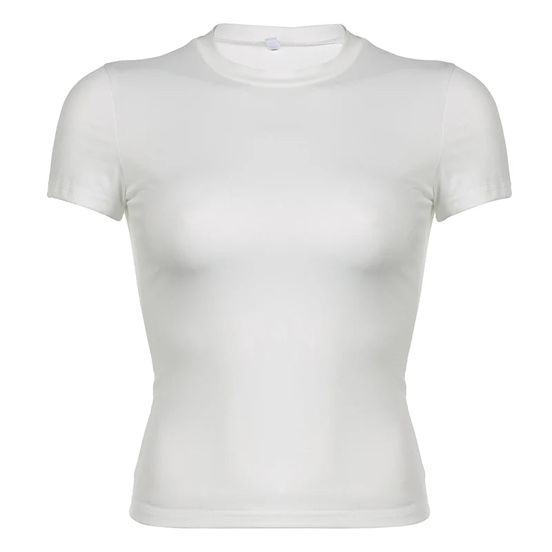 Women's Basic Solid Crop Top