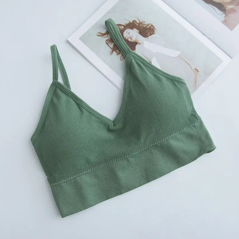 Women's Seamless Crop Tank Top