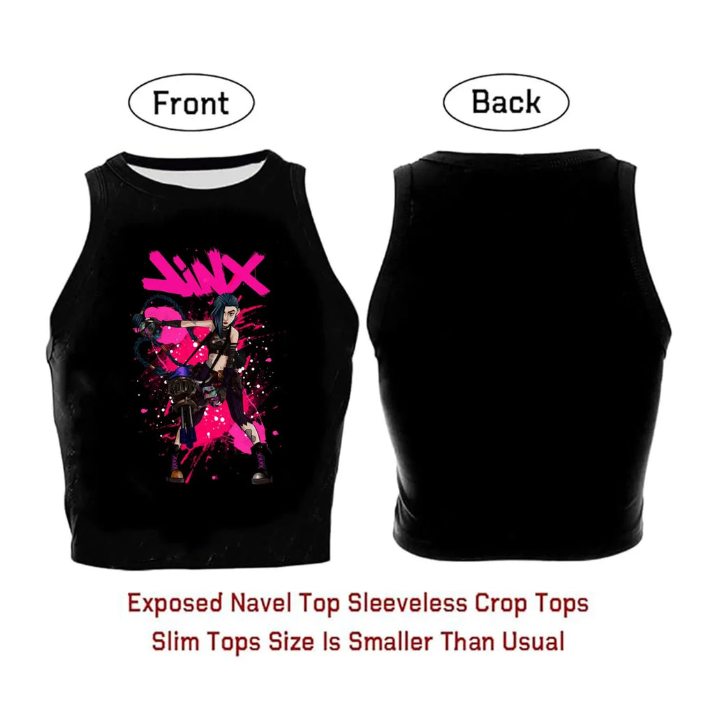 Arcane Graphic Crop Top
