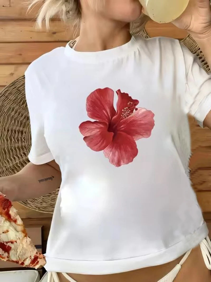 Cherry Print Summer T-Shirt