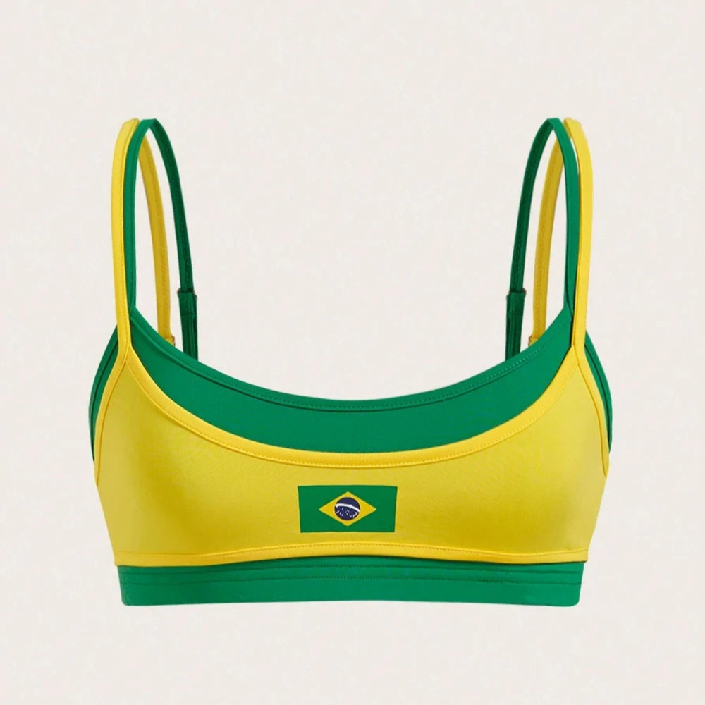 Women's Brazil Crop Top T-Shirt