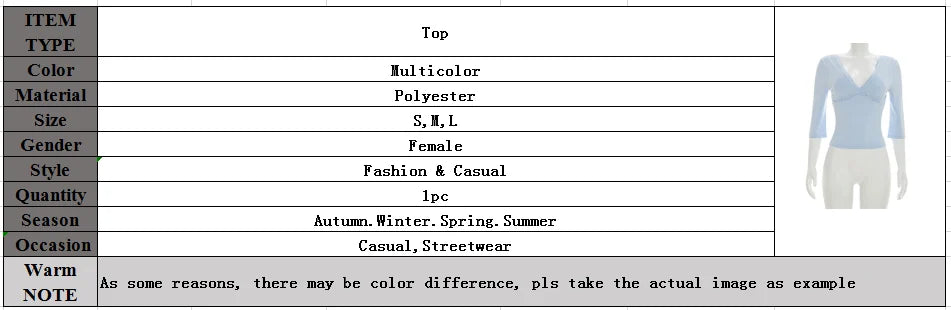 Women's Casual Crop Top V-Neck