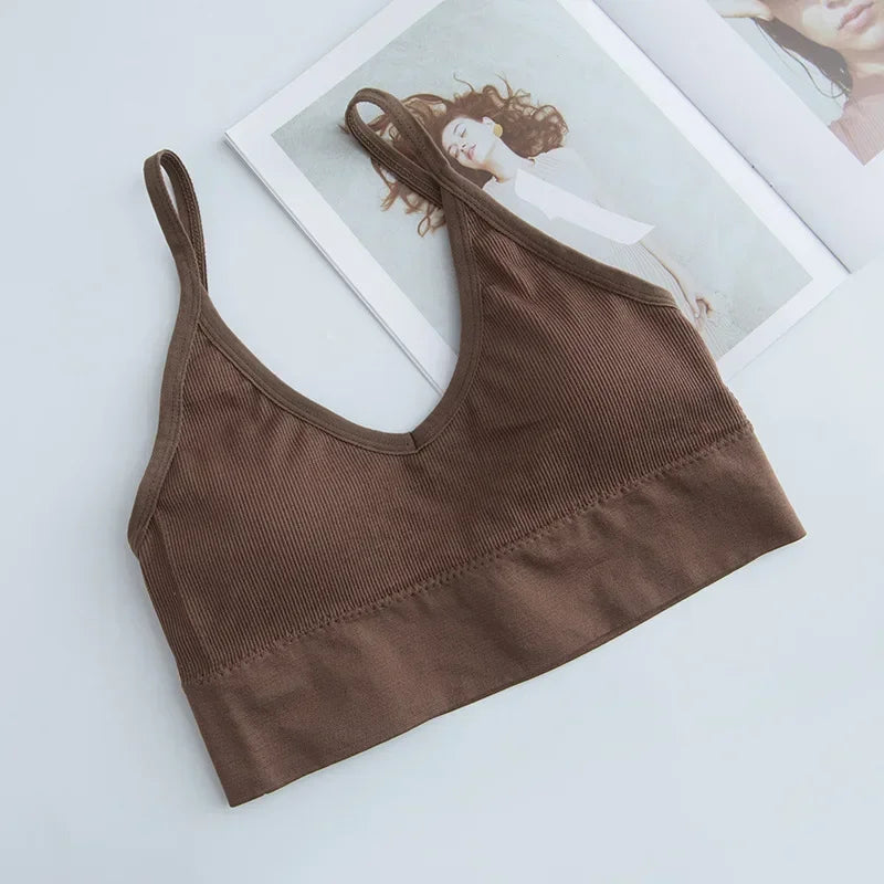 Women's Seamless Crop Tank Top