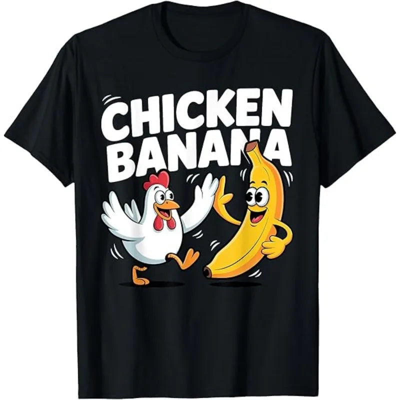 Chicken Banana Meme Unisex T-Shirt