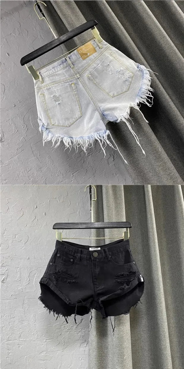 Korean Style Women's Denim Shorts