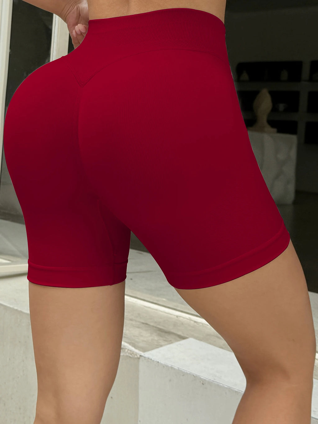 Women's Seamless Fitness Biker Shorts