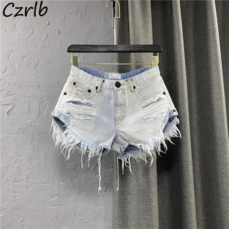 Korean Style Women's Denim Shorts
