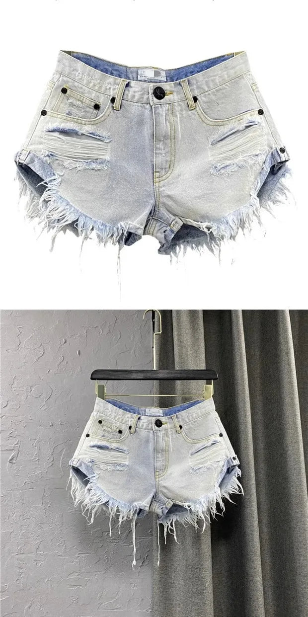 Korean Style Women's Denim Shorts