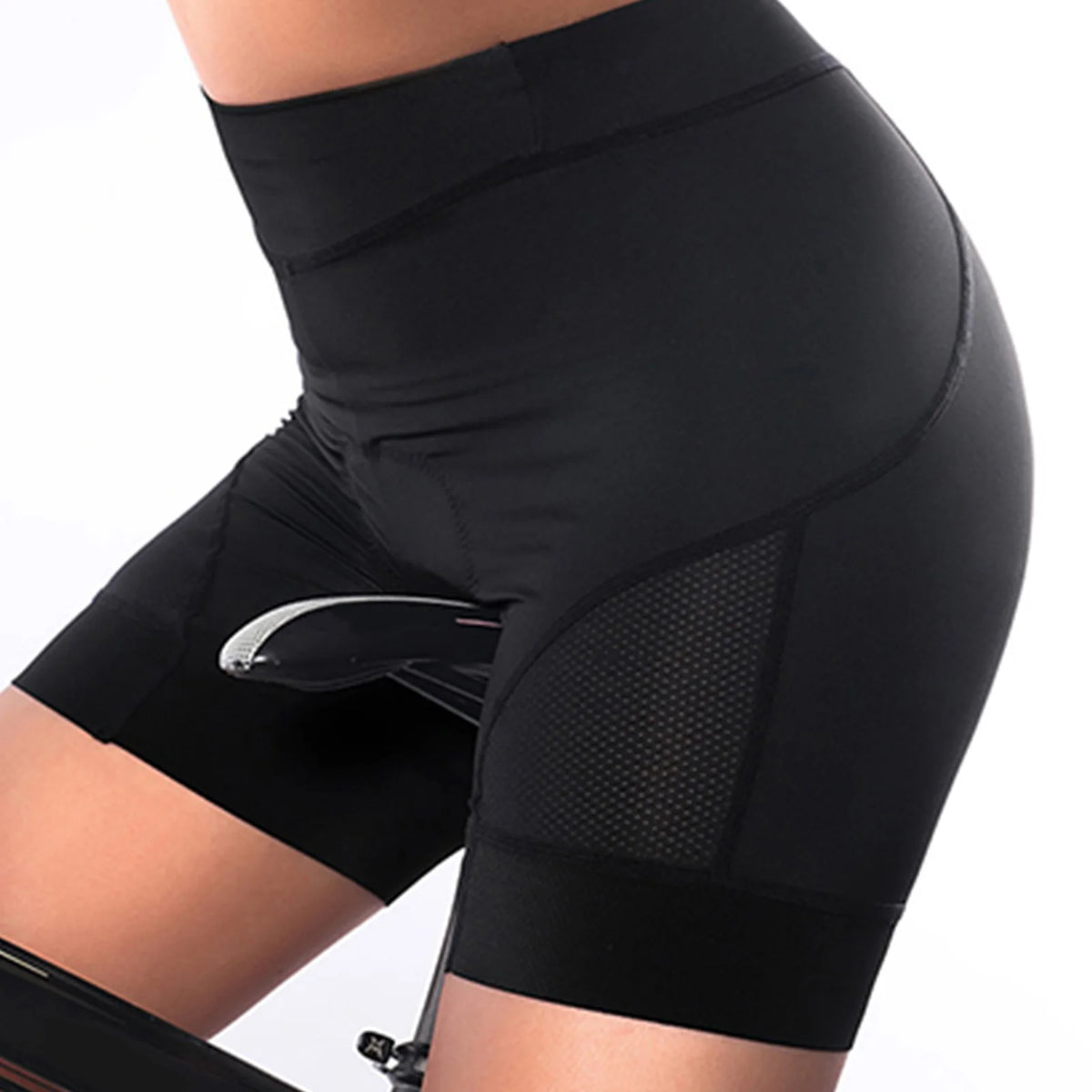 Women's High Waist Padded Bike Shorts