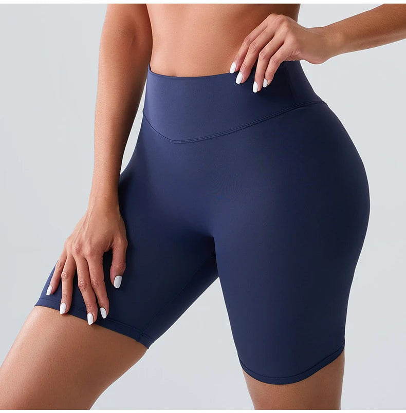 High Waist Yoga Cycling Shorts
