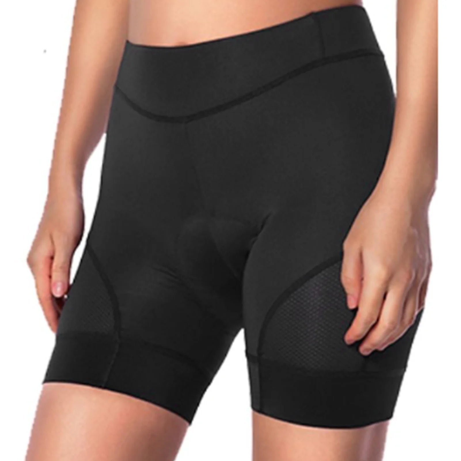 Women's High Waist Padded Bike Shorts