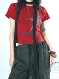 Women's Star Pattern Crop Top