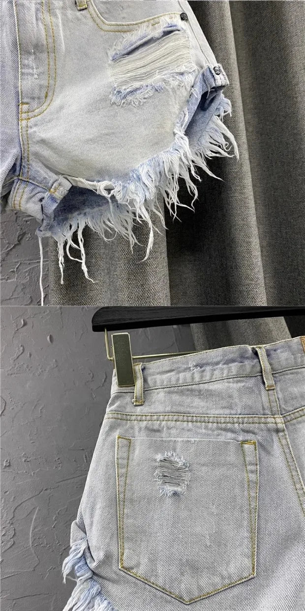 Korean Style Women's Denim Shorts