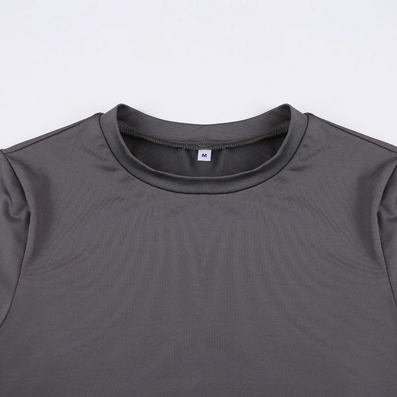Women's Basic Solid Crop Top