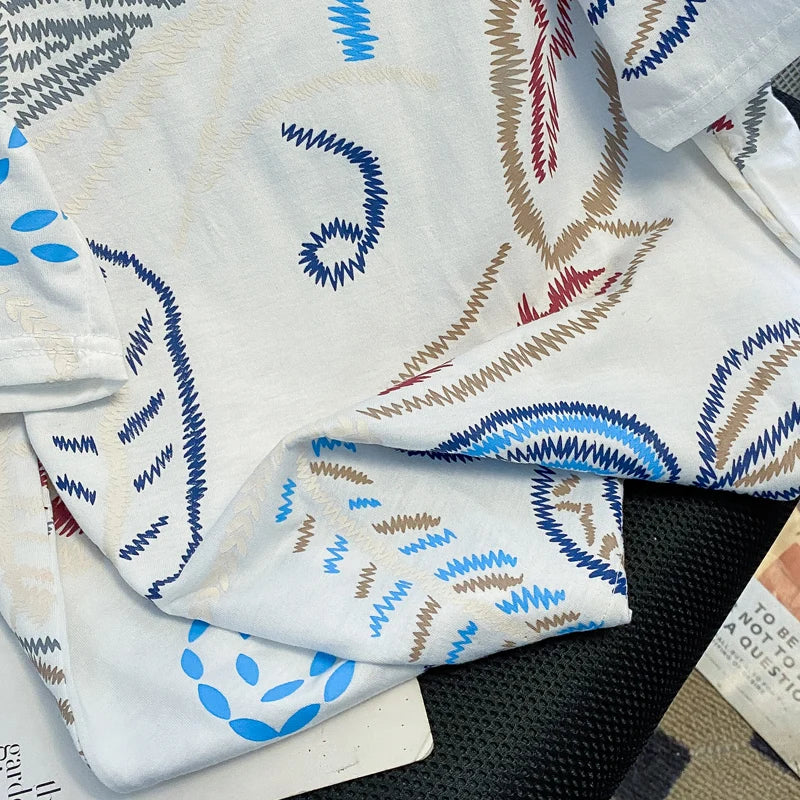 Women's Loose Cotton Graphic T-Shirt