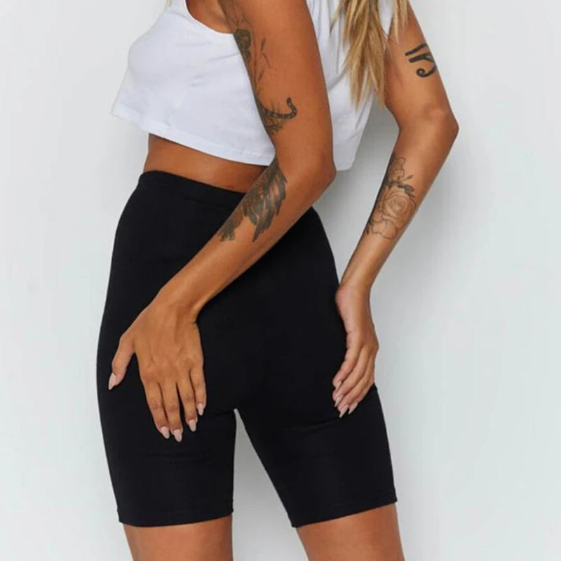 Women's High Waist Biker Shorts