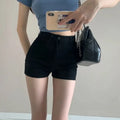 Women's Ripped Denim Shorts