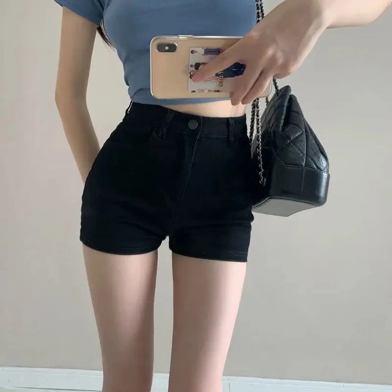 Women's Ripped Denim Shorts
