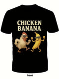 Chicken Banana Meme Unisex T-Shirt