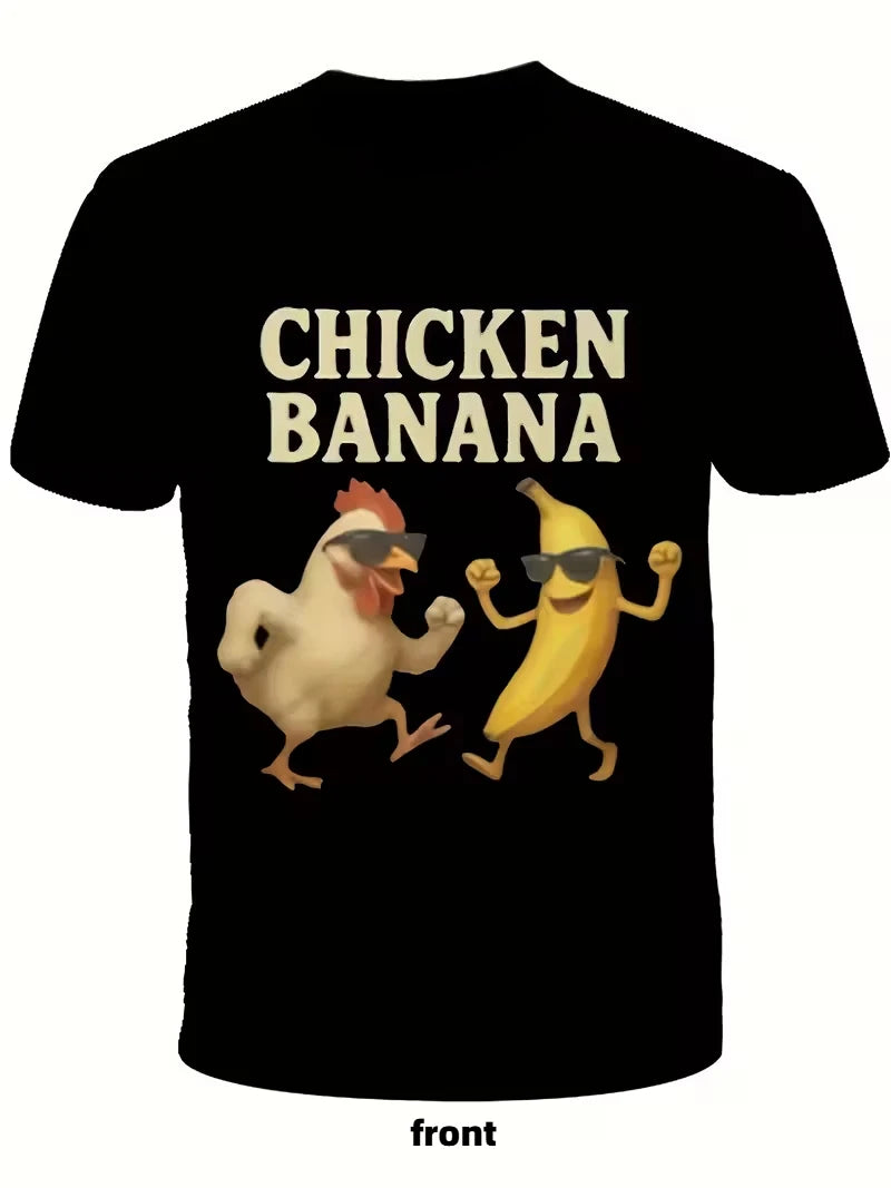 Chicken Banana Meme Unisex T-Shirt